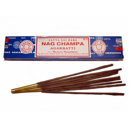 Encens Nag champa bâtonnet - boite de 15 Grs