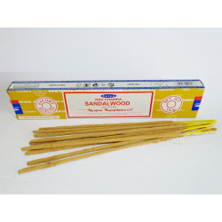 Sandalwood incense stick in box of 15 grams