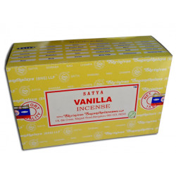 Schachtel mit 12 Kisten mit 15 g Vanille-Räucherstäbchen ** 2 Kisten angeboten **