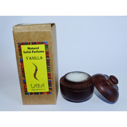 Perfume en cera maciza de vainilla orgánica (6 Grs)