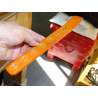 Porte bâtonnet d'encens en bois peint avec 7 CHAKRAS- orange
