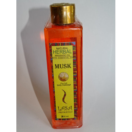 Aceite de masaje con perfume MUSK (200 ml)
