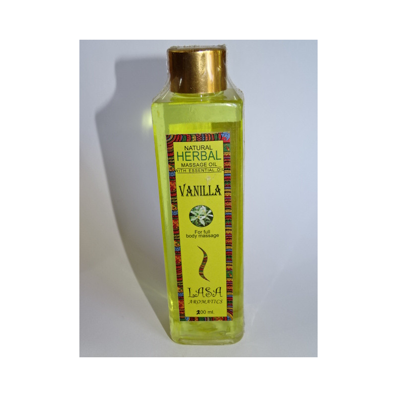 Olio da massaggio al profumo di VANIGLIA (200 ml)