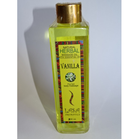 Huile de massage parfum VANILLE (200 ml)