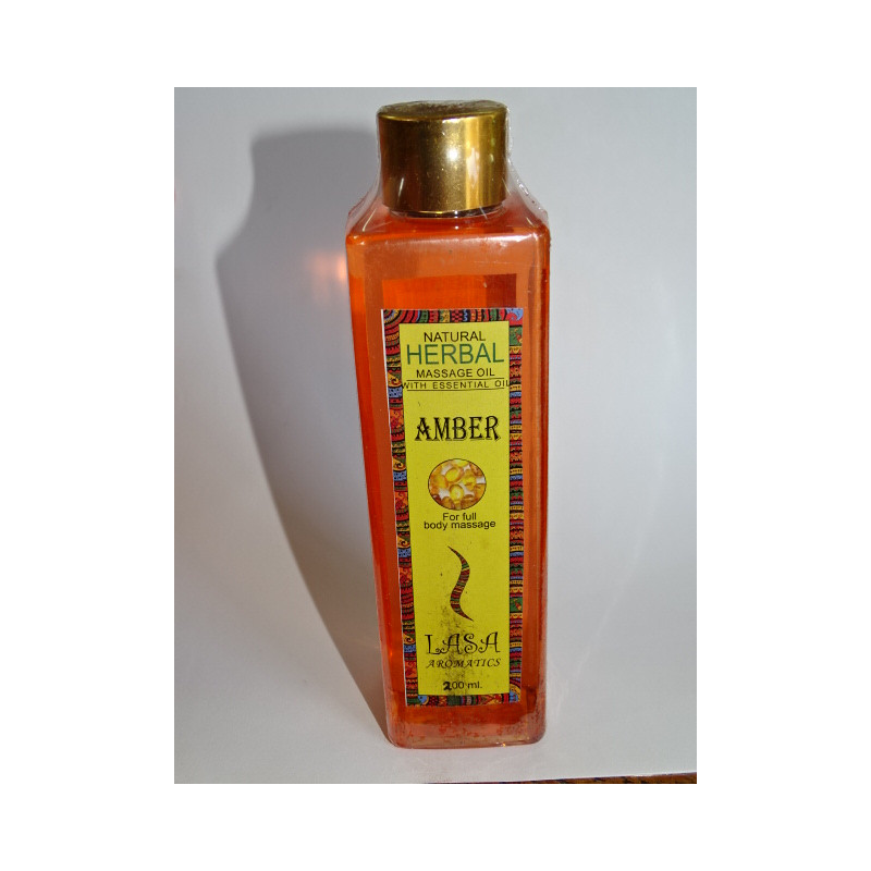 Olio da massaggio al profumo AMBER (200 ml)