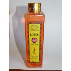 Aceite de masaje con perfume LOTUS (200 ml)