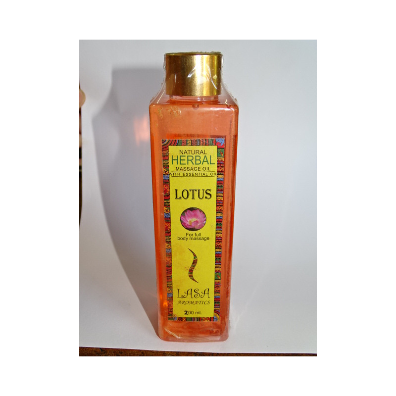 Olio da massaggio al profumo LOTUS (200 ml)