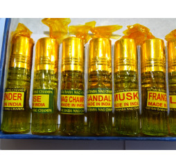 Pack de 12 extraits de parfum diverses en 2,5 ml