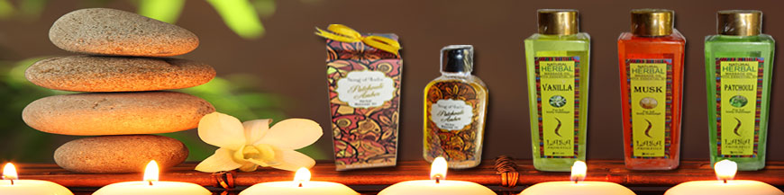 Aceites de masaje indios - ¡Todos los perfumes de la India!
